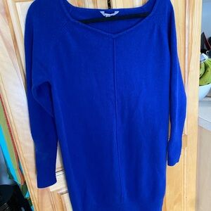Athleta Women's Sweater Dress in Vibrant Royal Blue